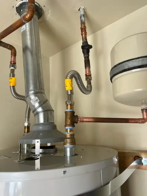 Water heater installation and plumbing repair in South Lyme