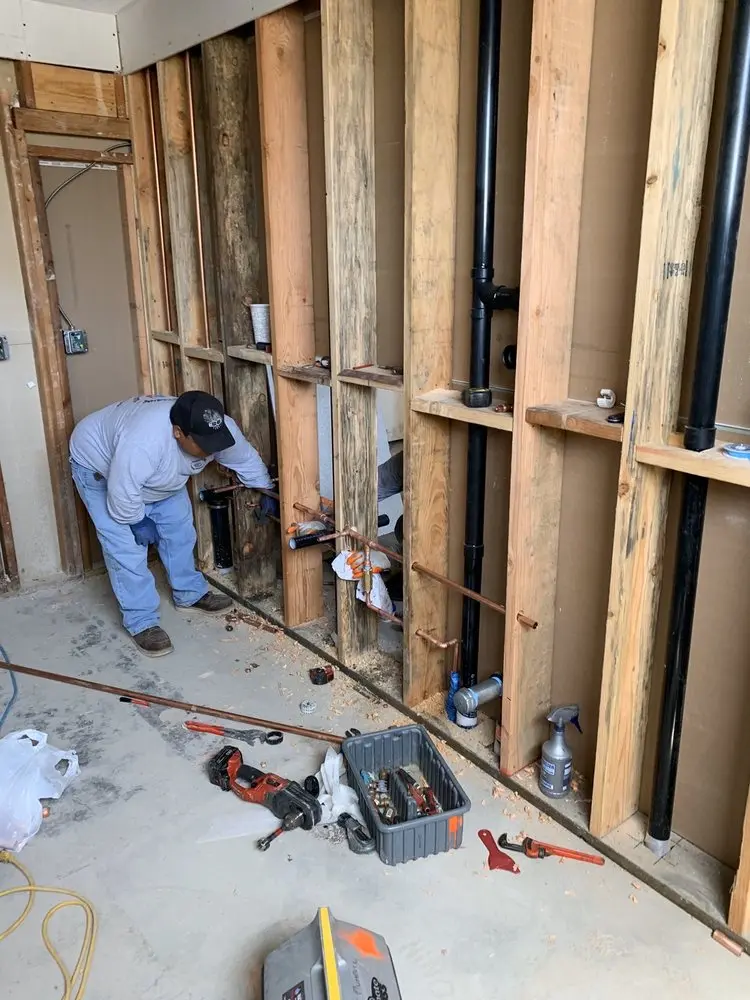Commercial rough-in plumbing for Commercial Plumbing in South Lyme